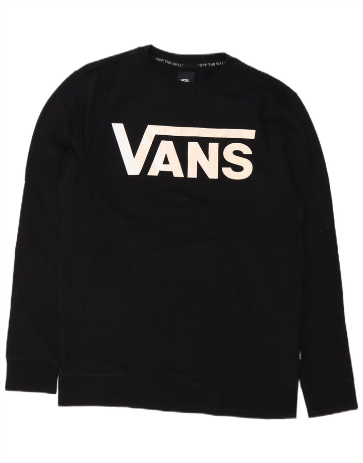 Vans Sweat-shirt graphique pour homme en coton noir moyen