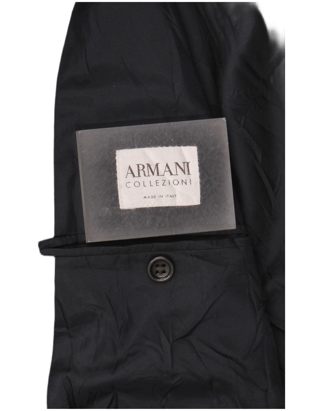 Armani Collezioni Veste Blazer 3 Boutons Homme IT 52 XL Bleu Marine Viscose