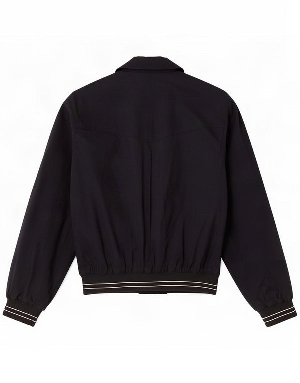 Vintage Blazer 3 Boutons Fille 10-11 ans Bleu Marine Coton