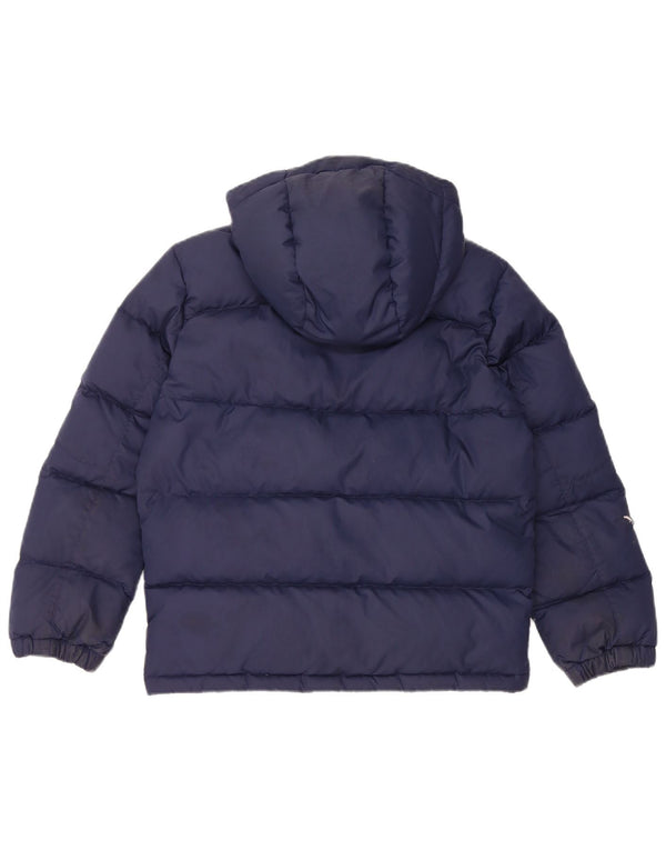 Polo Ralph Lauren Veste matelassée à capuche pour garçon 10-11 ans Bleu marine moyen