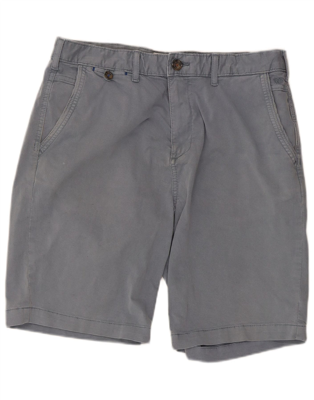 White Stuff Short Chino Homme W34 Large Gris Coton