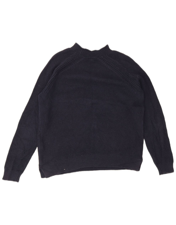 Crew Clothing Pull à col roulé pour femme UK 12 Bleu marine moyen