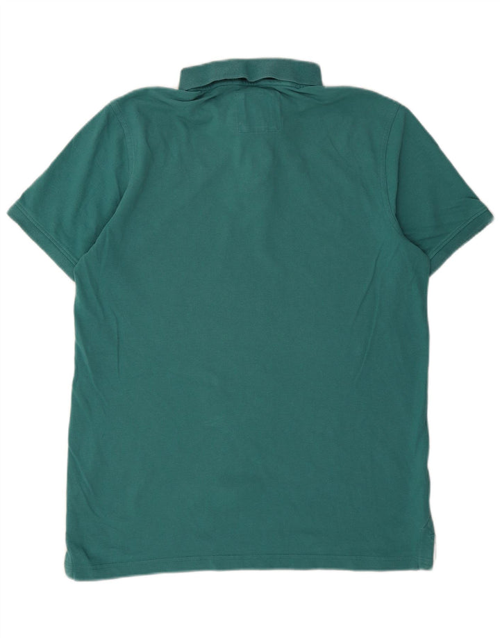 Crew Clothing Polo Homme Coton Turquoise Moyen