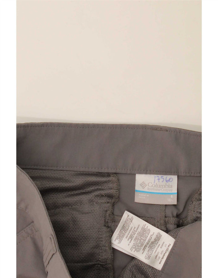 Columbia Short Cargo Femme US 6 Medium W30 Nylon Gris