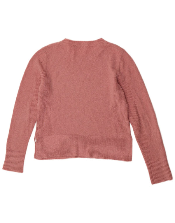Oasis Pull col bateau pour femme UK 14 Acrylique rose moyen