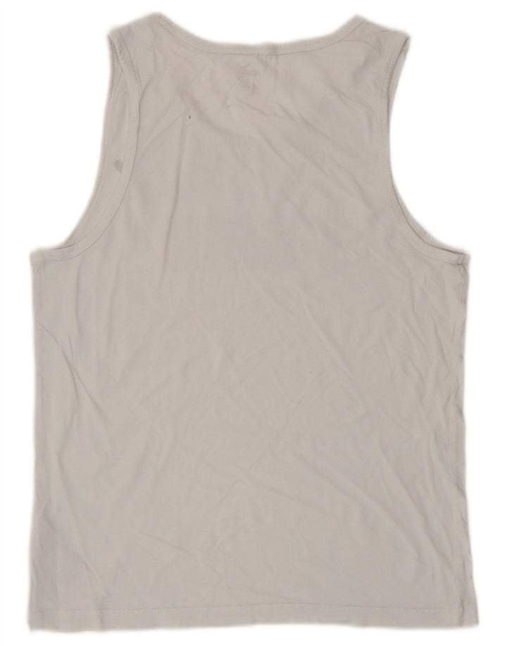 Puma Débardeur graphique pour femme UK 14 Coton blanc moyen