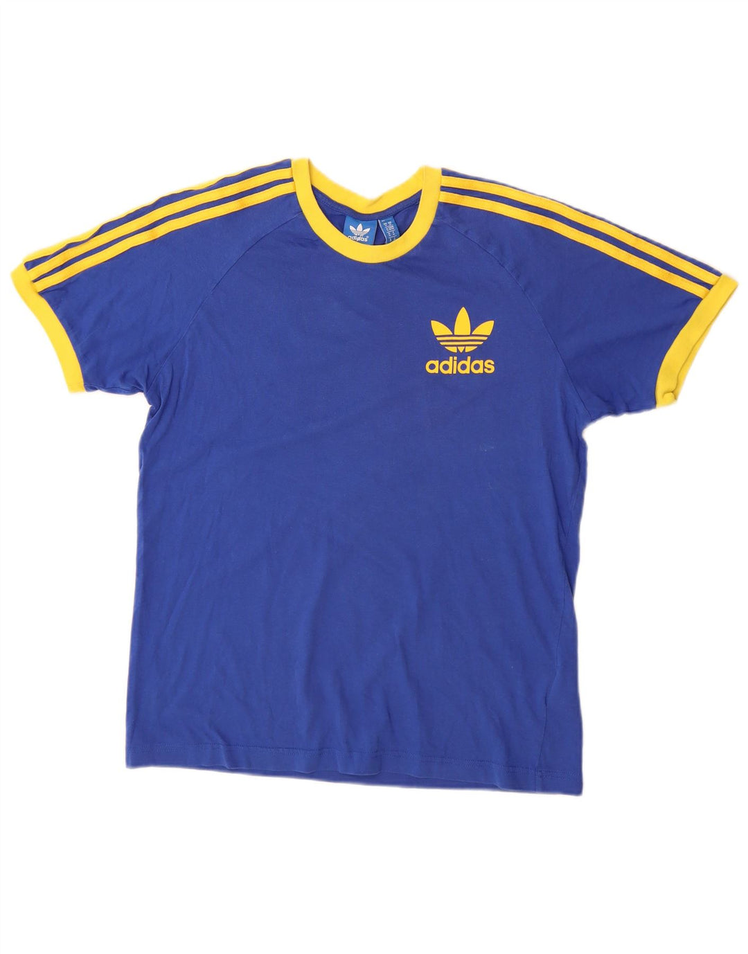 ADIDAS T-Shirt Homme Bleu Marine Moyen Coton