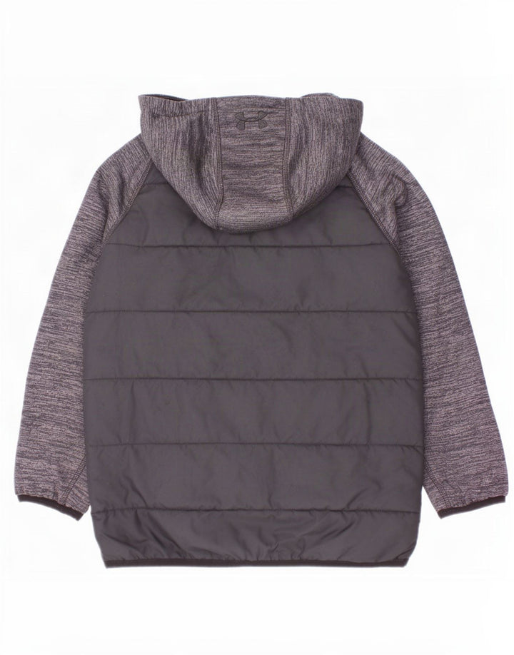 Under Armour Veste de survêtement à capuche pour garçon 7-8 ans Petit Noir