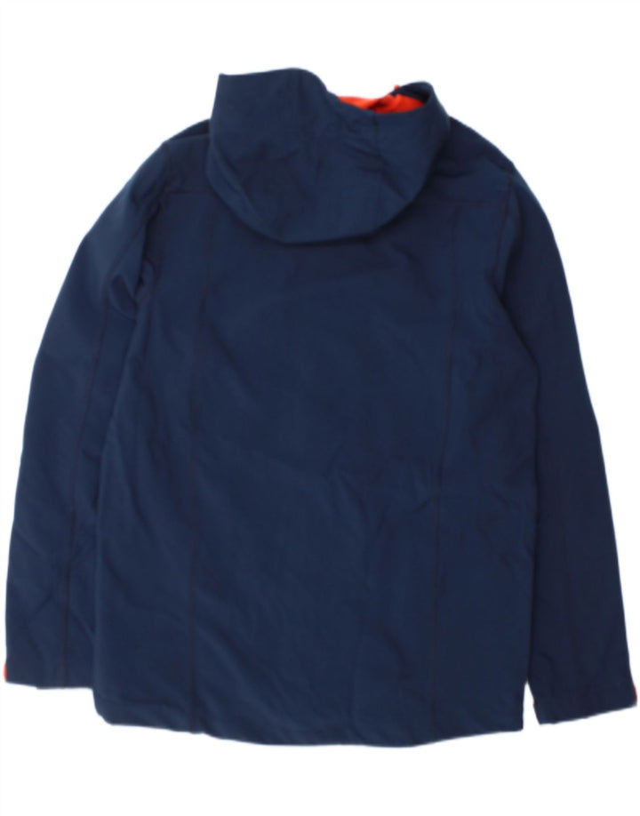 Mountain Warehouse Veste coupe-vent à capuche pour homme UK 38 Bleu marine moyen