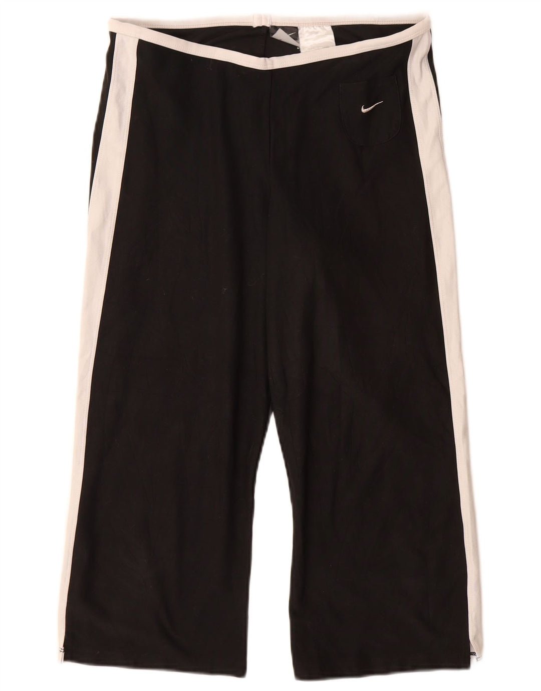 NIKE Pantalon de survêtement Dri Fit pour femme US 8/10 Noir moyen Colourblock