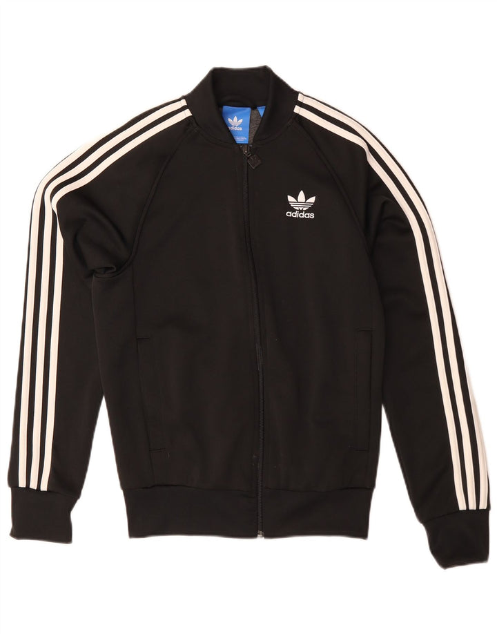 Adidas Veste de survêtement pour homme XS Noir Polyester