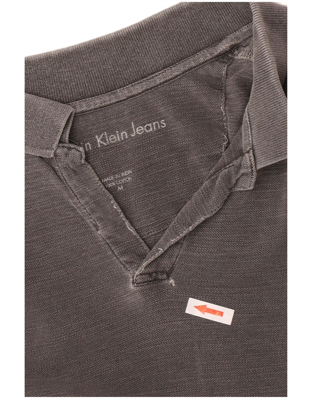 Calvin Klein Jeans Polo Homme Gris Moyen Coton
