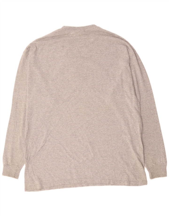 PUMA Haut graphique à manches longues pour homme XL Gris Coton