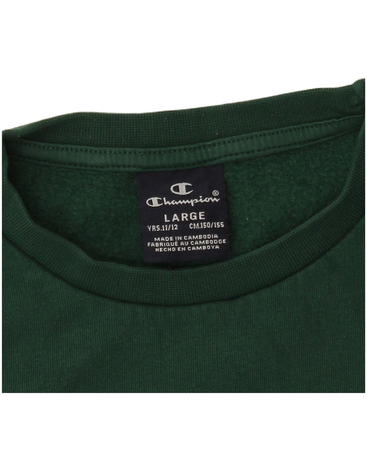 CHAMPION Sweat-Shirt Graphique Garçon 11-12 ans Vert