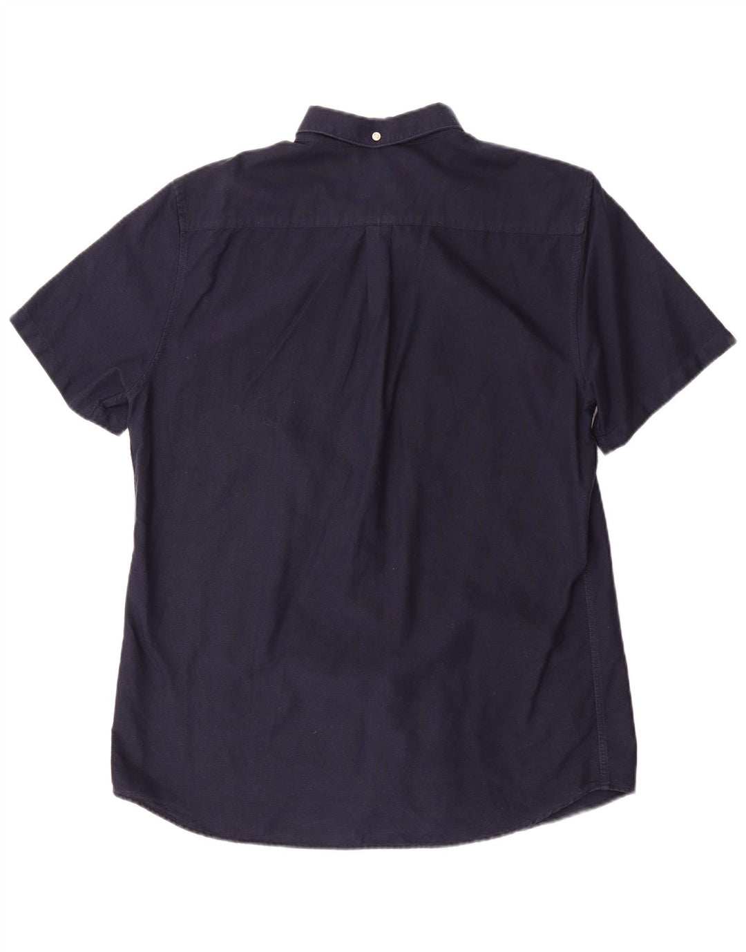 Barbour Chemise à manches courtes coupe ajustée pour homme en coton bleu marine moyen