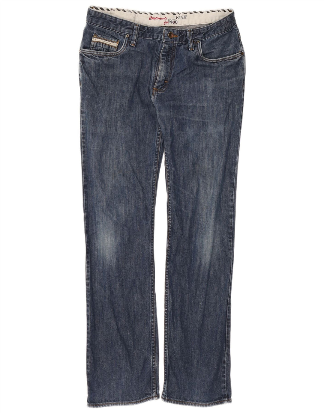 Vans Jean droit homme W32 L32 bleu coton