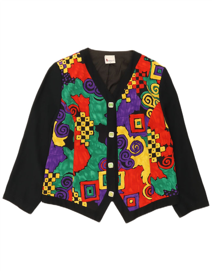 Hermann Lange Veste blazer à manches 3/4 pour femme EU 44 XL Multicolore