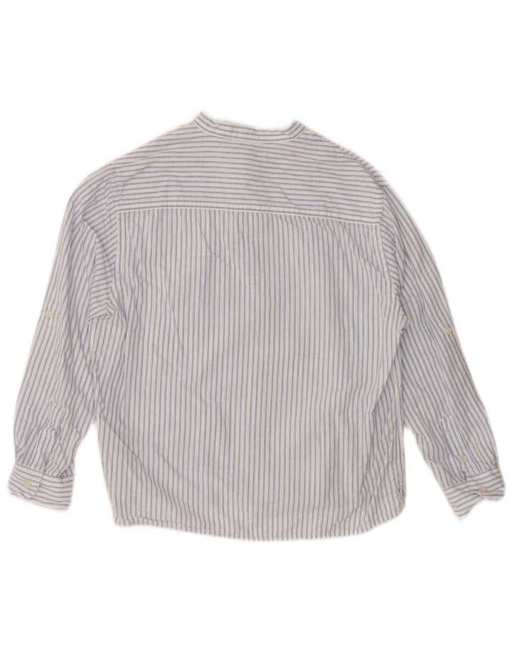 Chemise garçon ZARA 8-9 ans coton blanc à fines rayures