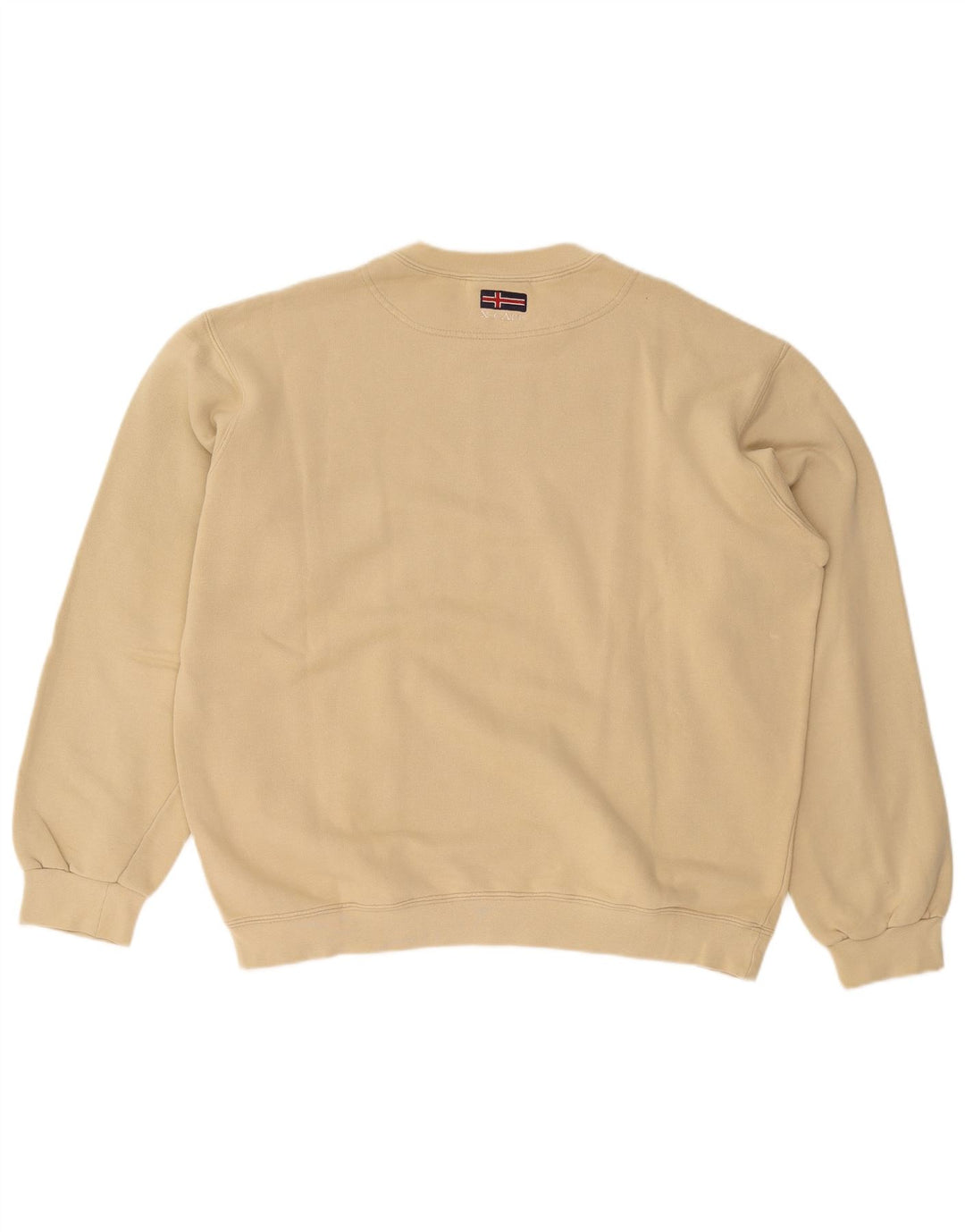 X-CAPE Sweat-Shirt Homme Grand Coton Beige