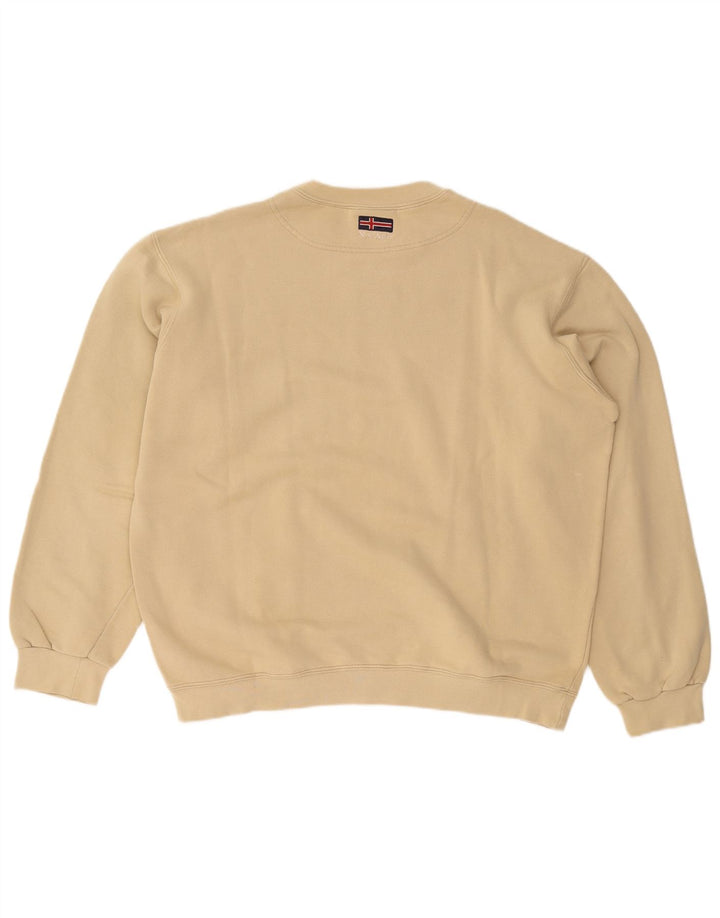 X-CAPE Sweat-Shirt Homme Grand Coton Beige