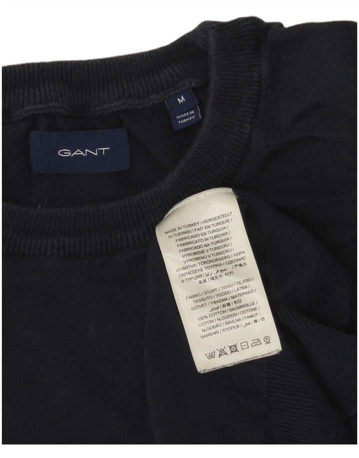 GANT Pull col rond homme bleu marine moyen coton