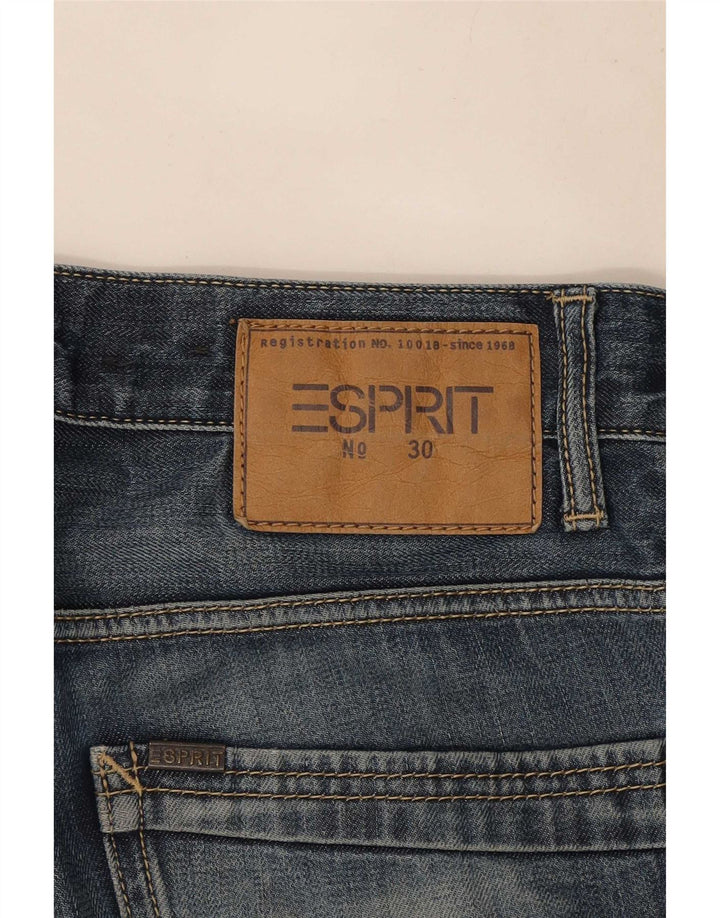 Esprit Jean Droit Femme W30 L32 Bleu Marine Coton