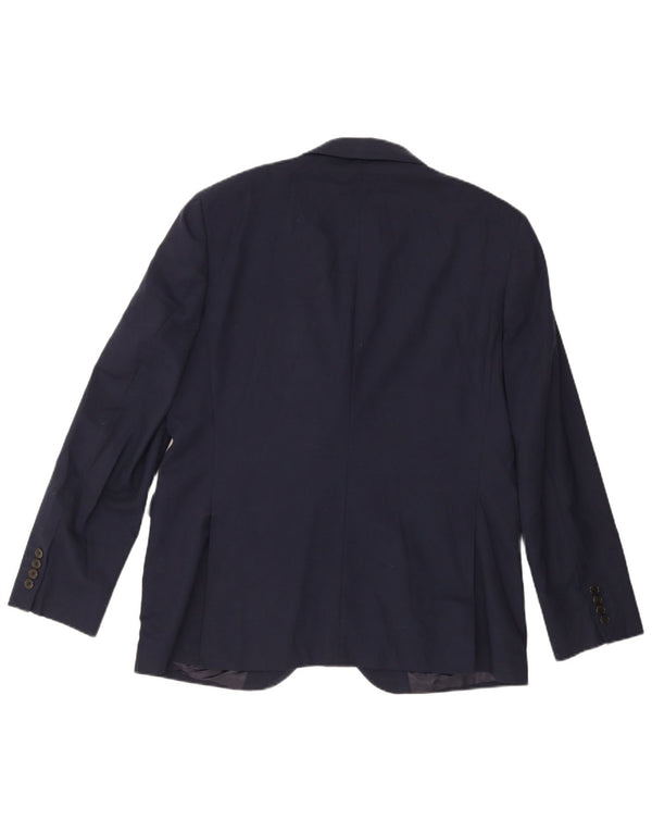 John Lewis Veste blazer à 2 boutons pour homme UK 44 2XL Bleu marine en laine