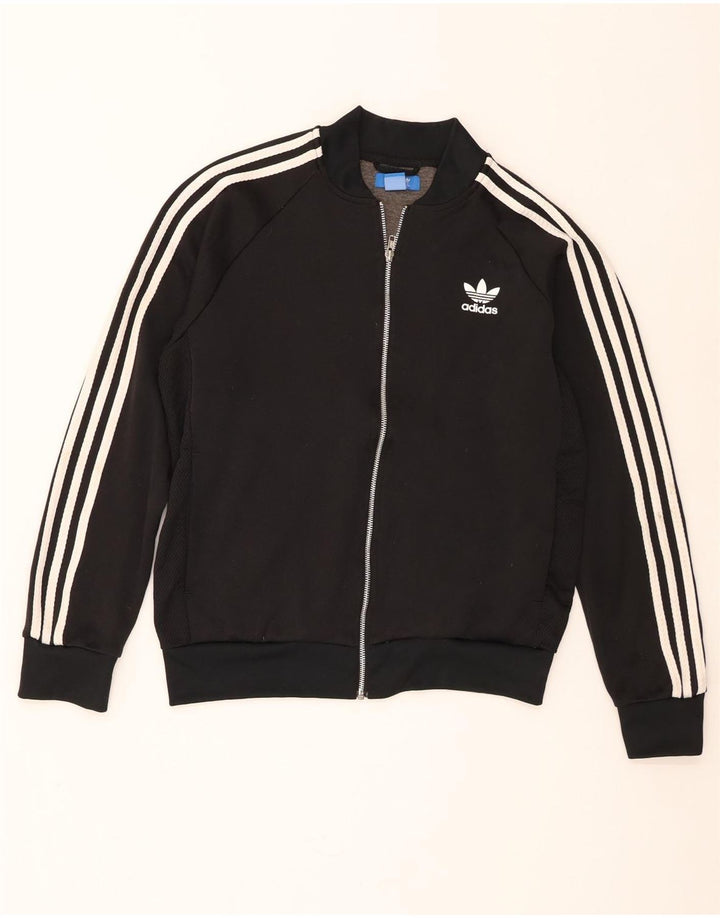 Adidas Veste de survêtement pour homme Large Noir Polyester