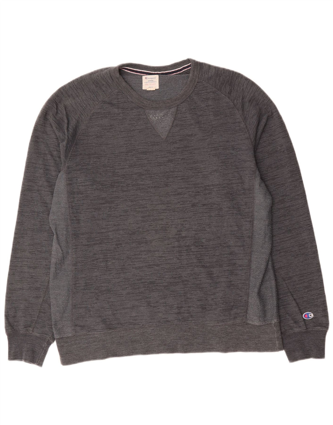 Champion Sweatshirt Jumper XL Gris Moucheté Coton Homme