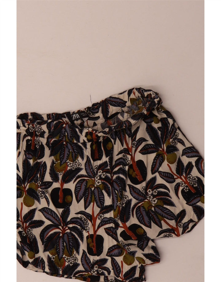 Zara Short décontracté pour femme Petit W26 Floral multicolore