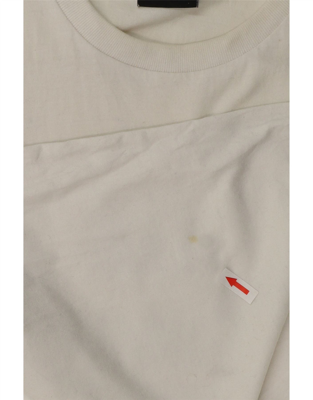 SUPERDRY T-Shirt Graphique Homme Top XL Blanc Coton