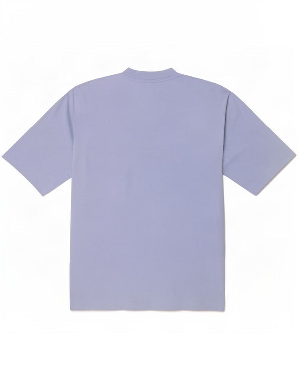 Adidas T-shirt graphique surdimensionné pour femme UK 4/6 XS Bleu coton
