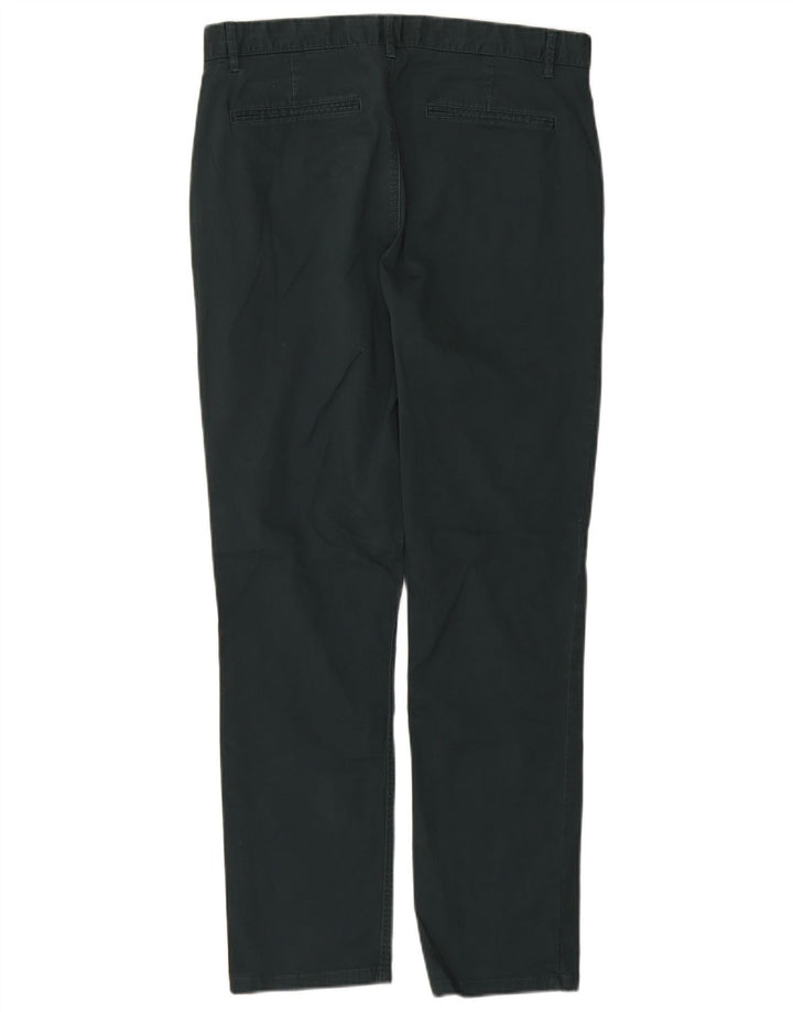 FAT FACE Pantalon Chino Slim Homme W34 L30 Vert Coton