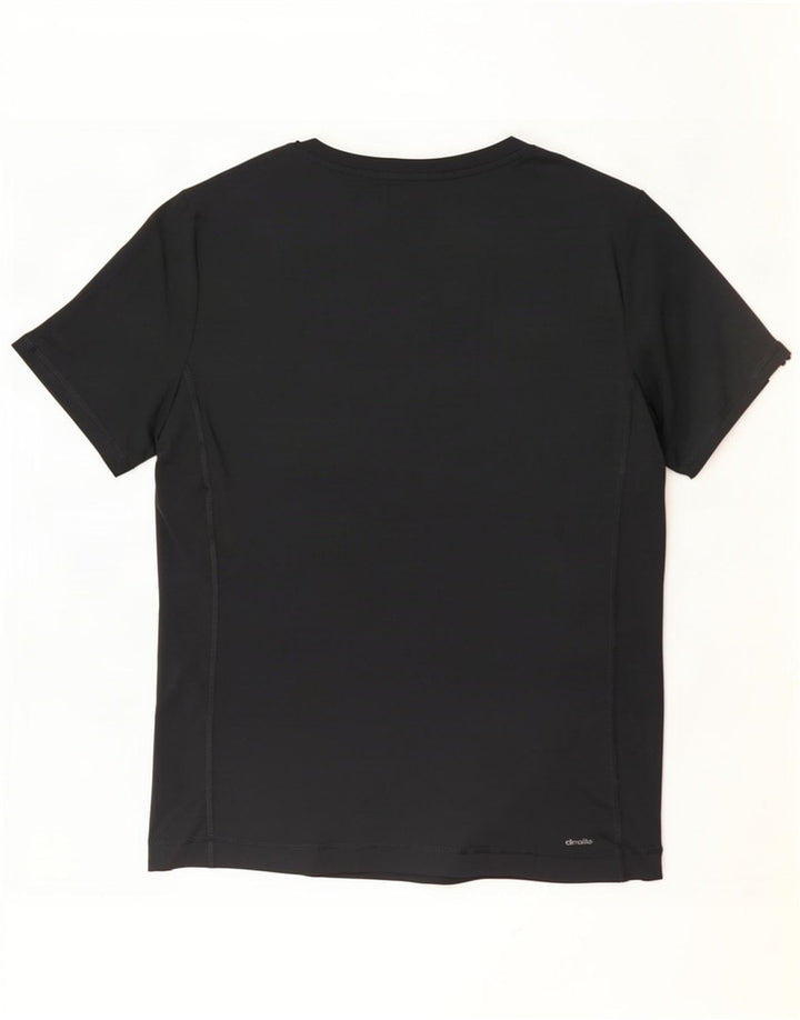 Adidas Climalite T-Shirt Top UK 18 XL Noir Polyester