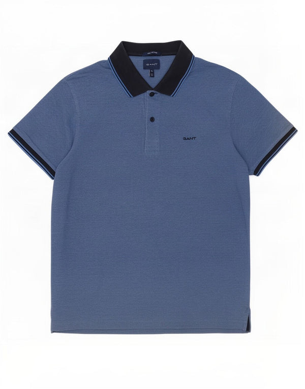 Gant Polo Homme XL Bleu Moucheté Coton