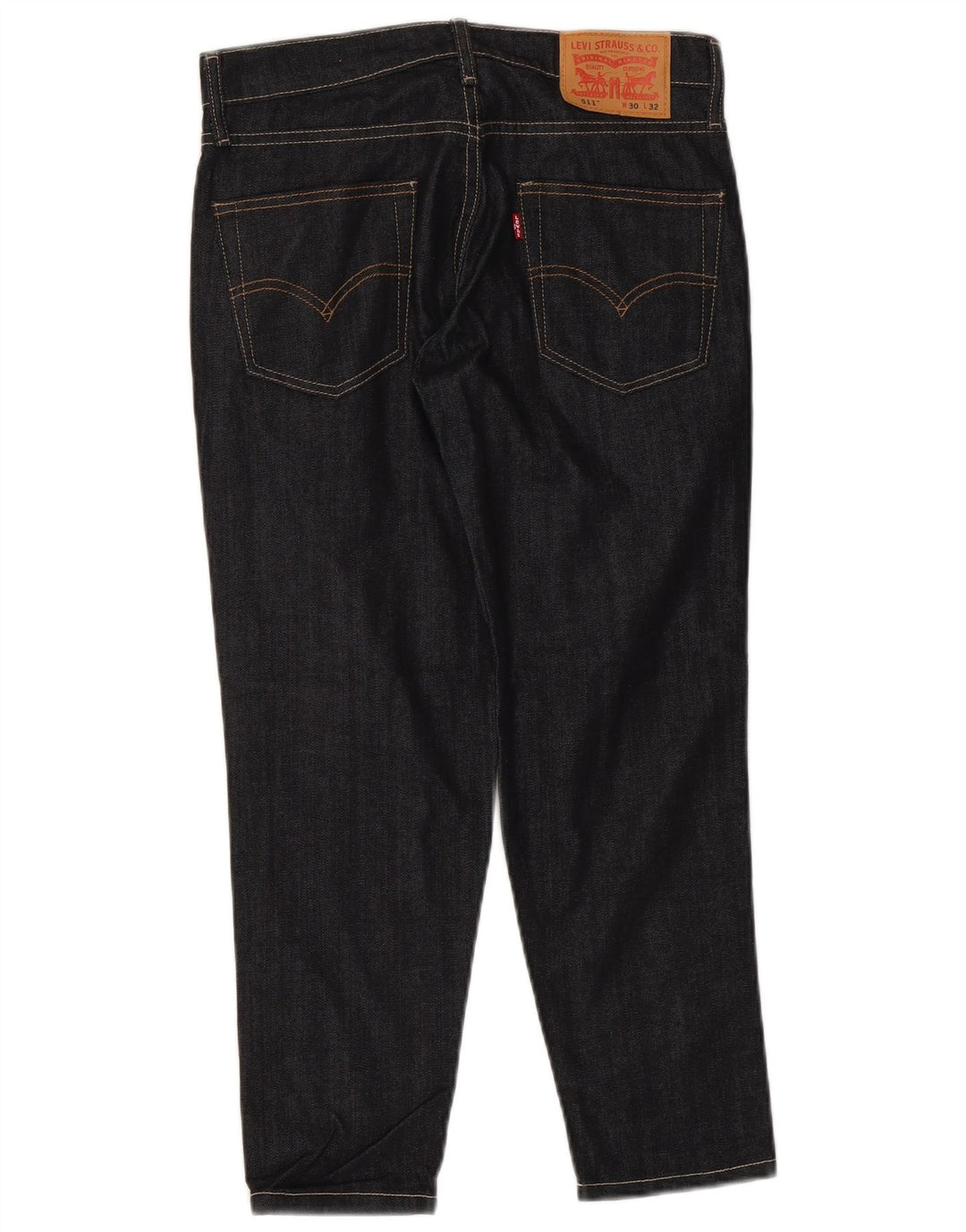 LEVI'S Jean 511 Slim Cropped Femme W30 L24 Bleu Marine Coton