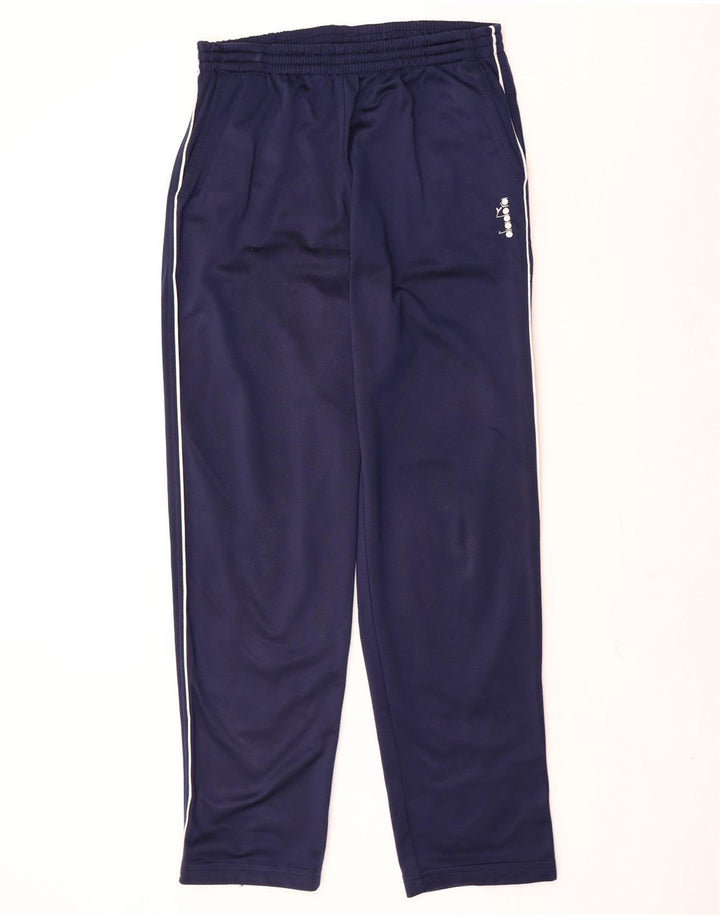 Diadora Pantalon De Survêtement Homme Bleu Marine Moyen Polyester Sports