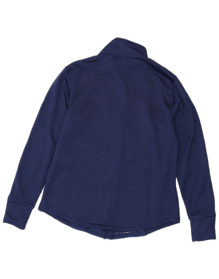 FILA Veste de survêtement pour femme UK 16 Large Bleu Marine Polyester