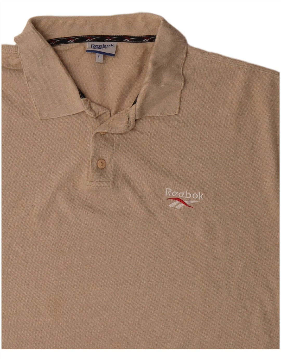 Reebok Polo Homme XL Beige Coton