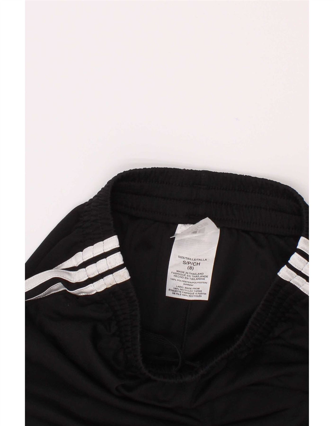 Adidas Short de Sport Garçon 7-8 Ans Petit Noir Polyester