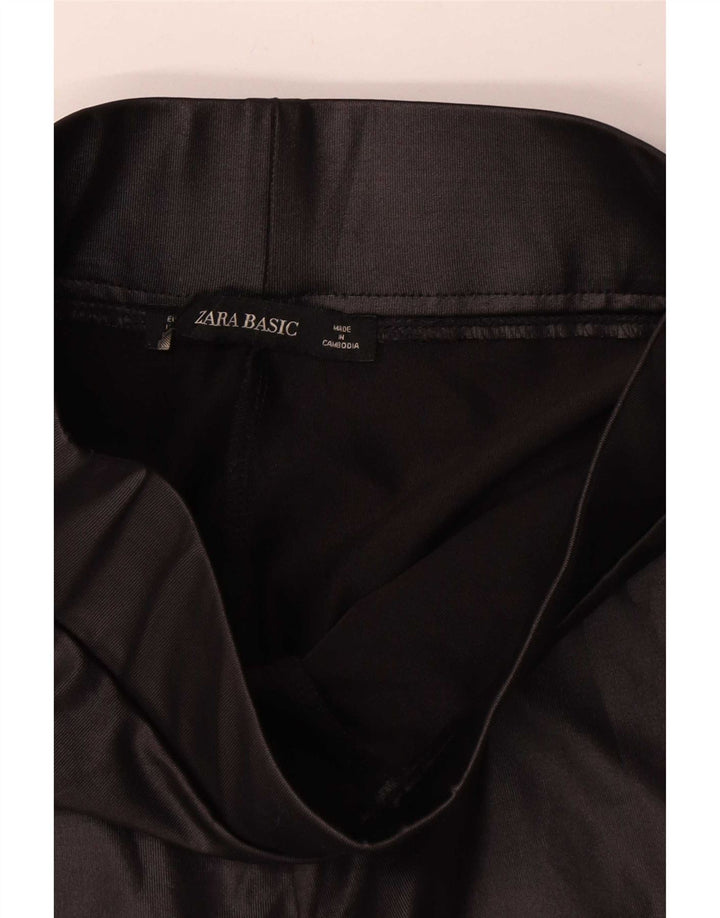 Zara Leggings Femme UK 8 Petit Noir