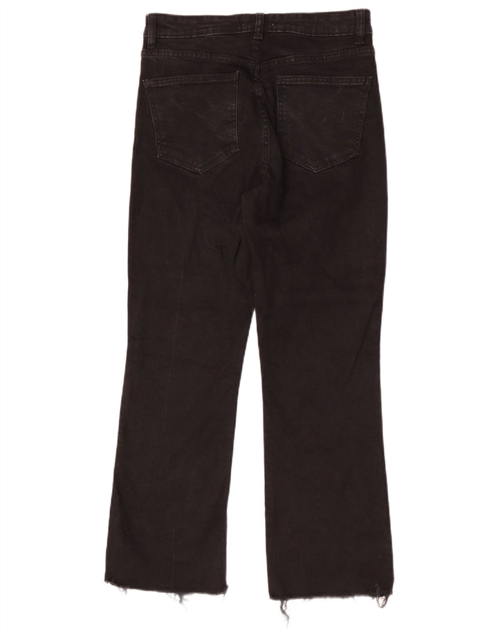 Zara Jean droit femme EU 40 Medium W30 L26 coton noir
