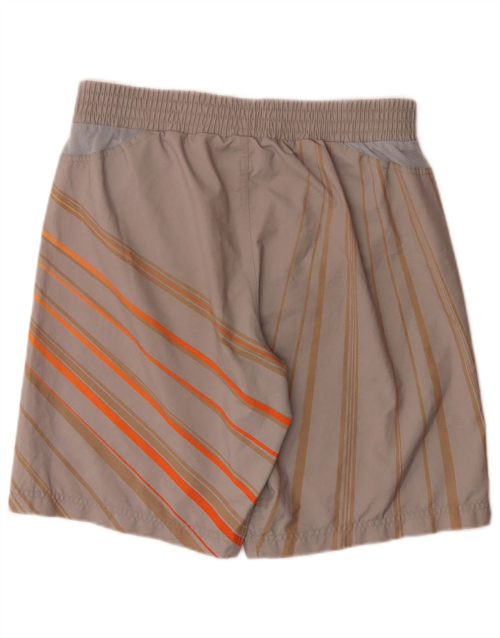 Short de bain Nike homme gris moyen rayé en polyester