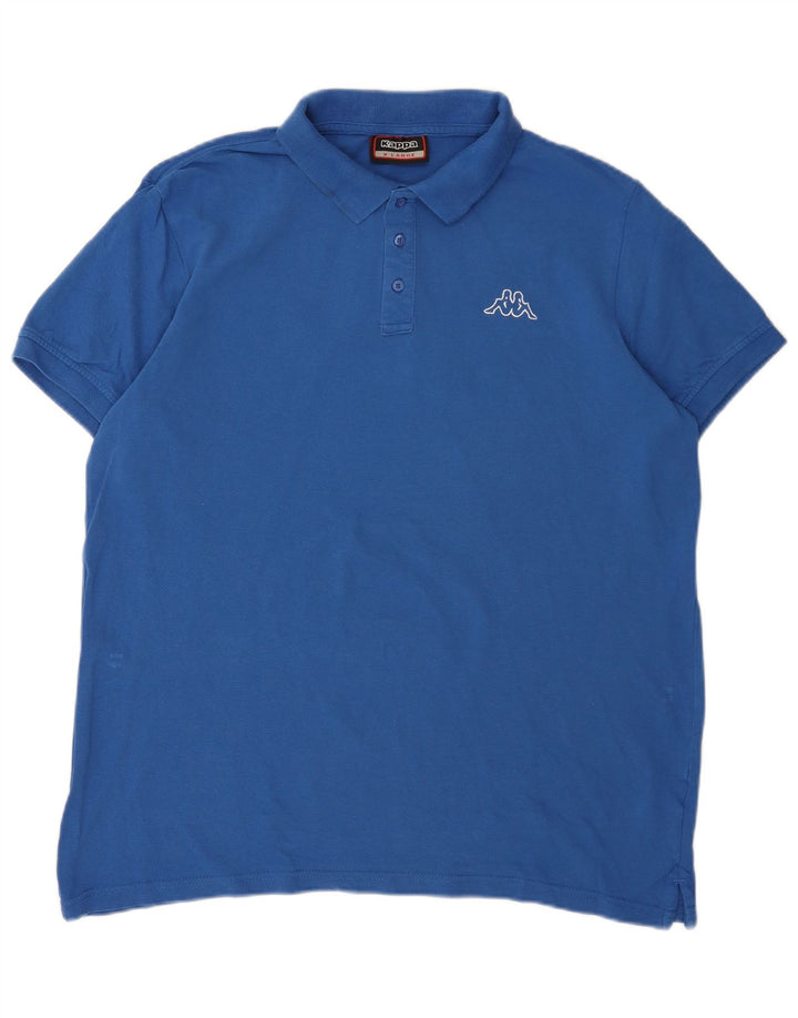 Kappa Polo Homme XL Bleu Coton