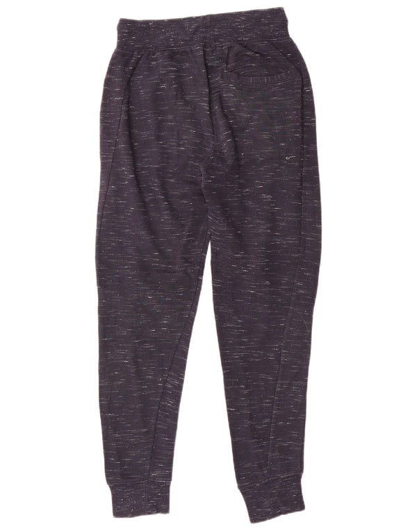 Zara Pantalon de survêtement pour femme Joggers UK 10 Small Bleu marine moucheté