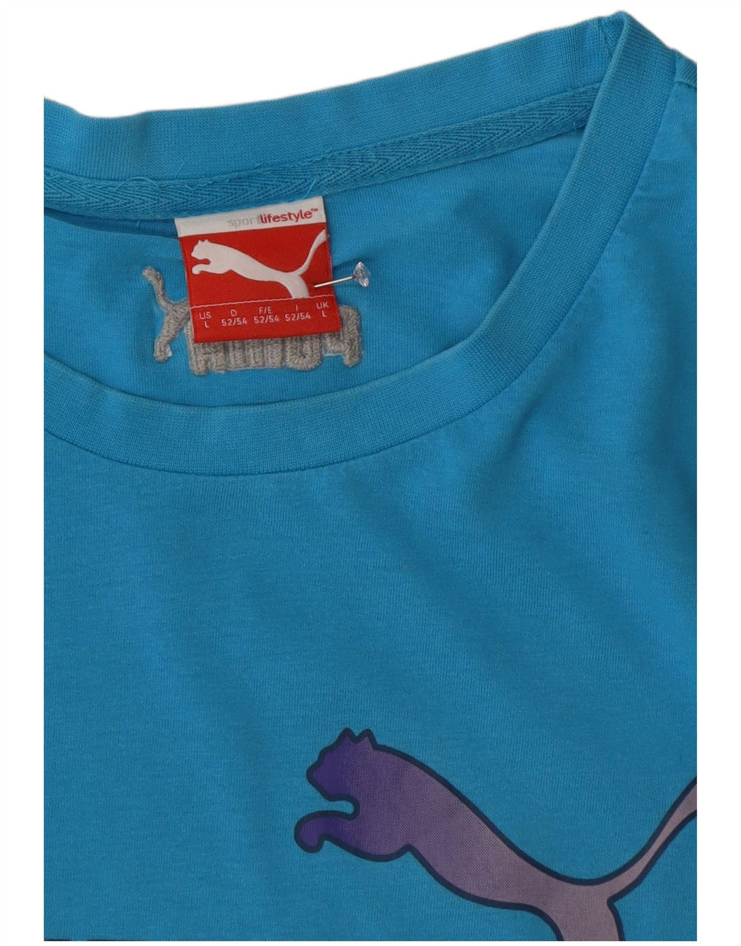 Puma T-Shirt Graphique Homme Grand Bleu
