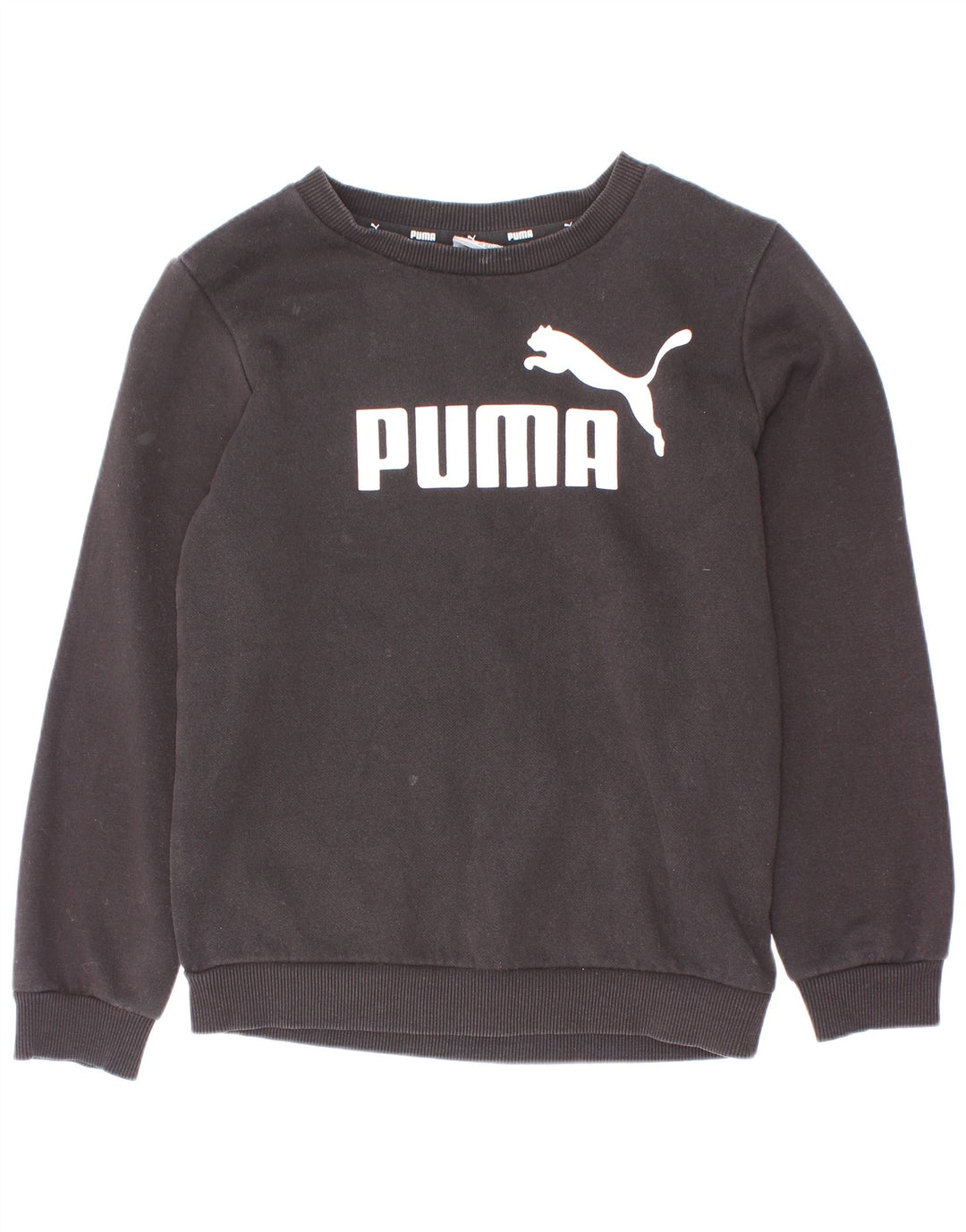 Puma Sweat-shirt graphique pour garçon 7-8 ans Noir Coton