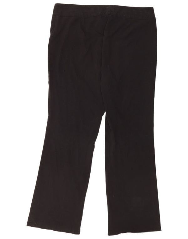 Marks & Spencer Pantalon décontracté bootcut pour femme UK 18 XL W38 L32 Noir