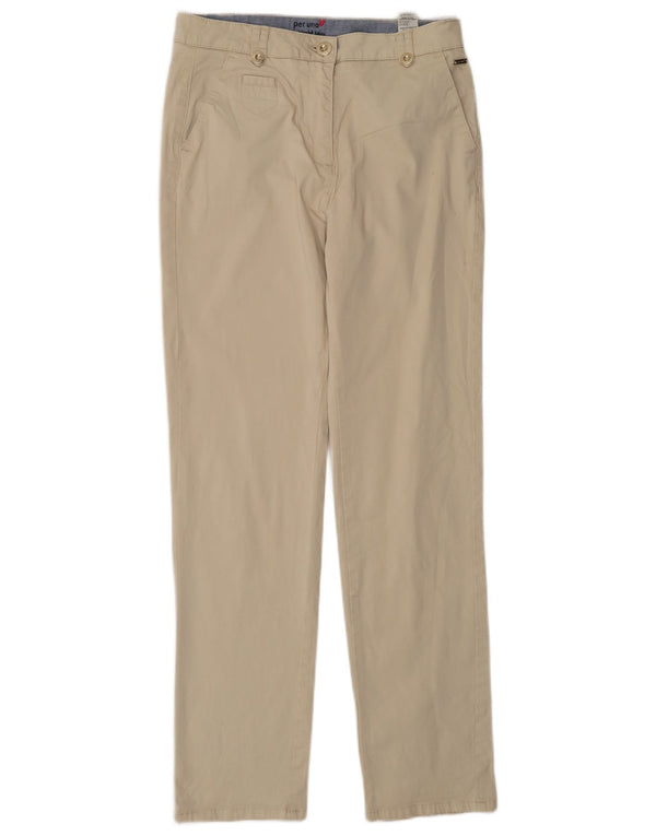 Marks & Spencer Pantalon chino droit pour femme UK 10 Small W27 L30 Beige