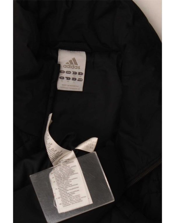 Adidas Veste matelassée pour femme UK 12 Medium Noir Polyester